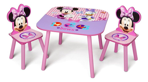 Juego De Mesa Y 2 Sillas C/ Personajes Disney Delta Children