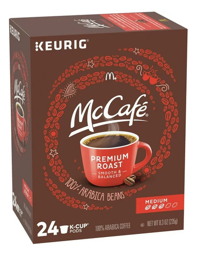 Mccafe Coffee K-cup Café, 24 Piezas Para Cafeteras Keurig