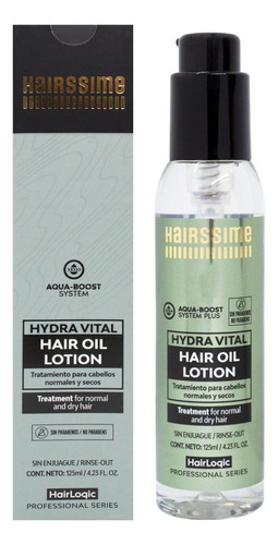 Hairssime Hydra Vital Oil Lotion Serum Hidratante Pelo 3c