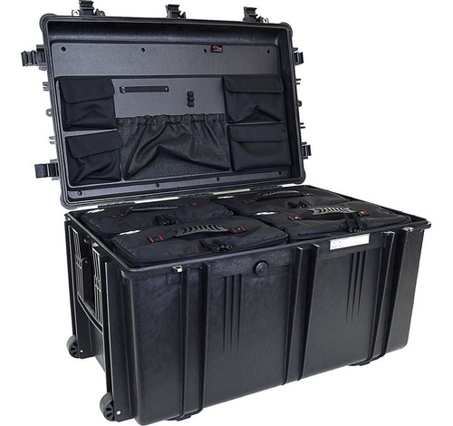 Explorer Cases 7641 Case With 4 Bag-os And Panel-76 (black)