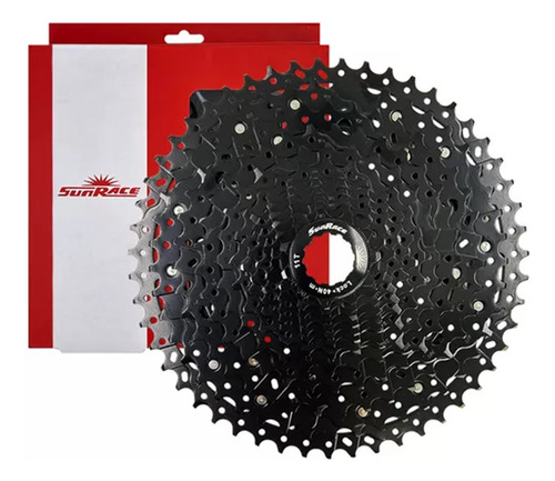 Cassete Sunrace Mz600 12v 11-51 Padrão Shimano Hg Preto 11 50