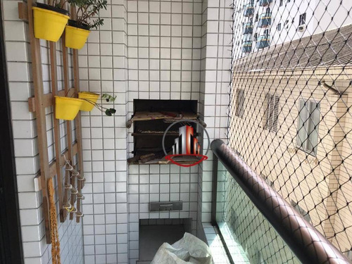 Apartamento De 1 Dormitórios Com Sacada Gourmet Na Guilhermina - Ap2244