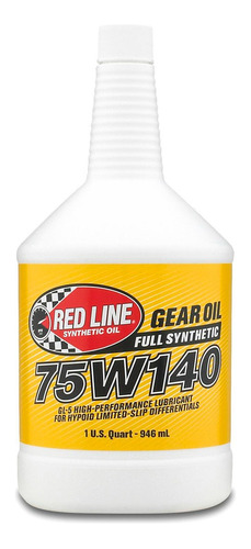 Aceite  Red Line 75w140 946ml Differential Gear Oil Gl5