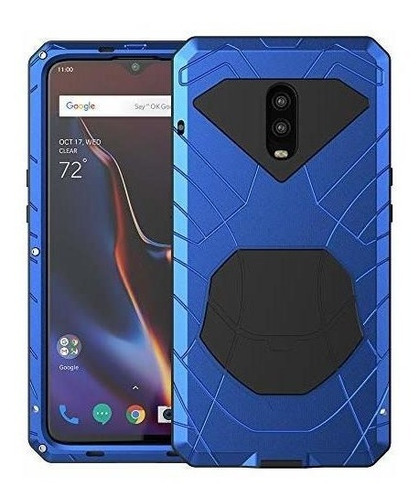 Carcasa Compatible Con Galaxy A3 Anticaídas Azul Metálico