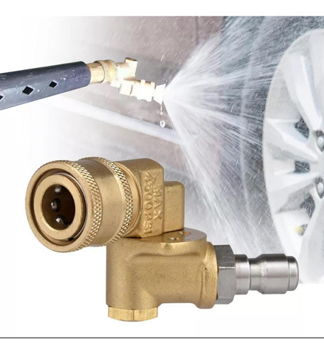 Acoplador Giratorio Conector Ràpido Para Hidrolavadora 1/4
