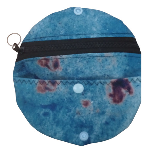 Monedero Cartera Tortilla Azul Azul Tortilla