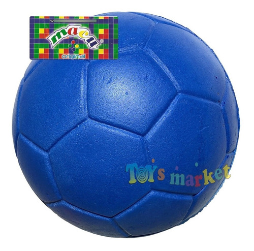 Imagen 2 de 5 de Macu Pelota De Fútbol 18 Cm Goma Espuma Colores Original