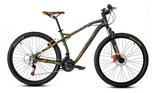 Bicicleta Mercurio Ranger Rodada 26 Aluminio 21 Velocidades Color Verde Tamaño del cuadro unitalla
