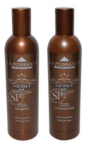 La Puissance Kit Coconut Oil Shampoo + Acondicionador Pelo