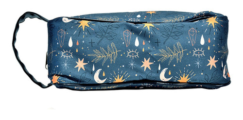 Imagen 5 de 5 de Neceser Organizador Cosmeticos Luna Y Estrellas Boho