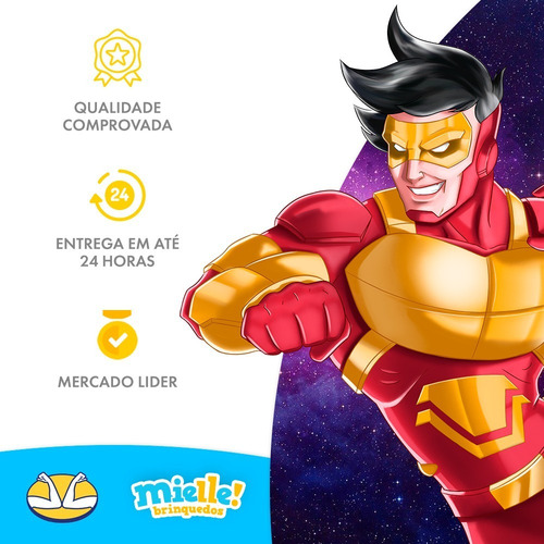 Imagem 5 de 5 de Conjunto Boneco Articulado Carrinho Soldado De Ferro Mielle