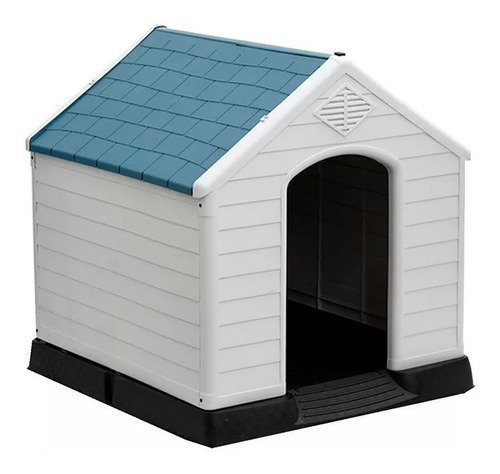 Casa Cucha Casilla Perro Grande Azul Excelente Oferta