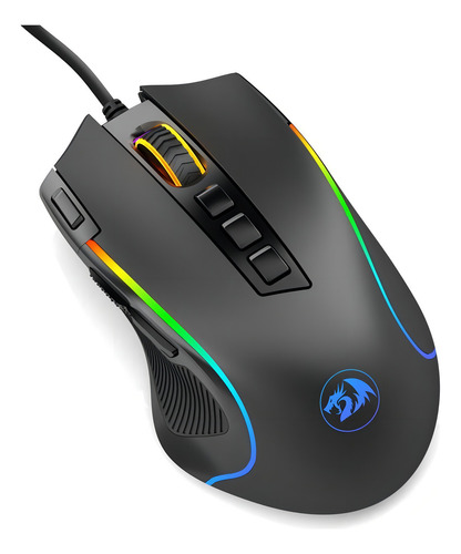 Mouse Gamer Redragon M612 Rgb Predator Pixart 3104 8000 Dpi