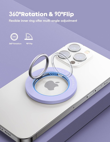 Lamicall Magnetic Phone Ring Holder For Magsafe, Magnet F...