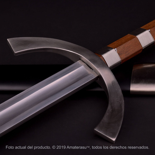 Imagen 7 de 10 de Espada Mandoble Dos Mano Forjada Acero 5160 Templada Kensei