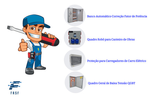 Banco De Capacitor Fixo 5kvar 220v P/correção Fator Potência