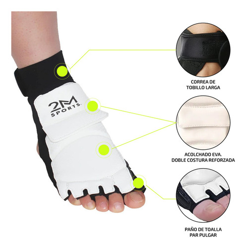 .empeinera Protector De Pie Para Taekwondo Par Protección..
