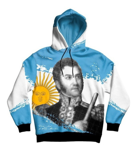 Imagen 1 de 2 de Buzo Hoodie Don José De San Martín, Mod 2 Argentina