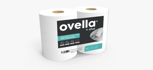  Papel Higiénico Ovella 300 Mts X 6 Rollos (1.800 Mts)