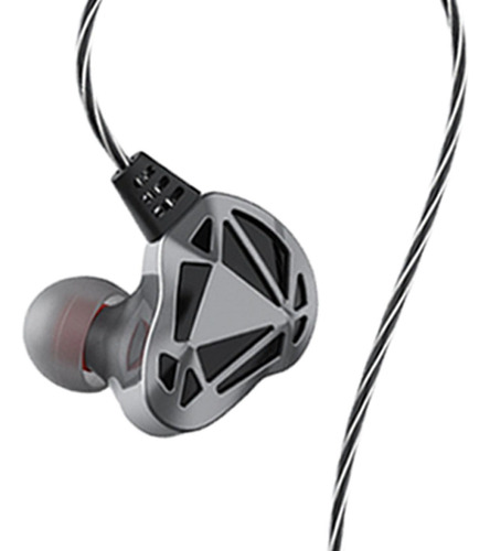 Auriculares Con Cable Aislamiento De Ruido De 3,5 Mm Gris