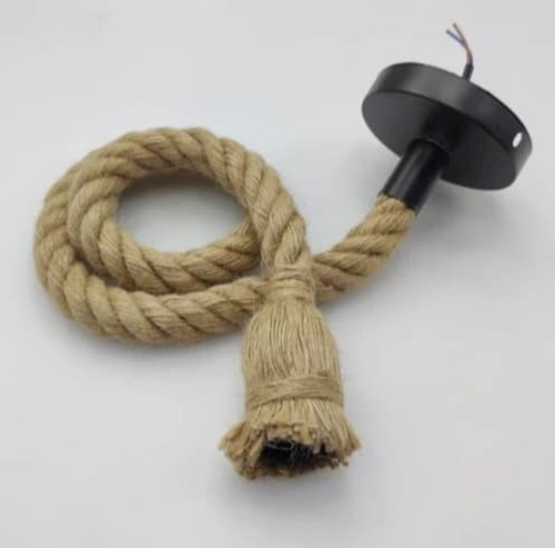 Lampara De Colgar Soga Simple E27
