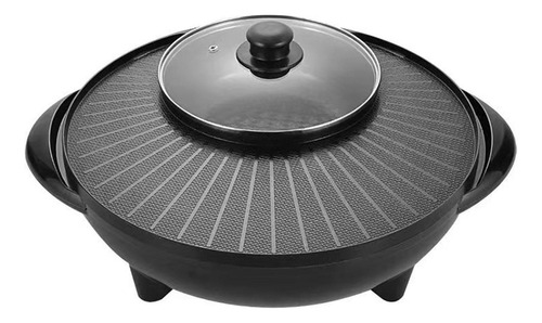 Parrilla Eléctrica Con Olla Caliente, Parrilla De 36cm