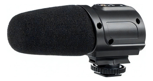 Micrófono de condensador SR-PMic3 para cámara réflex digital, color negro Saramonic