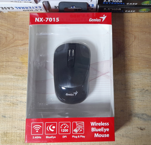 Mouse Inalambrico Nx-7015 Genius + Bateria Aa 