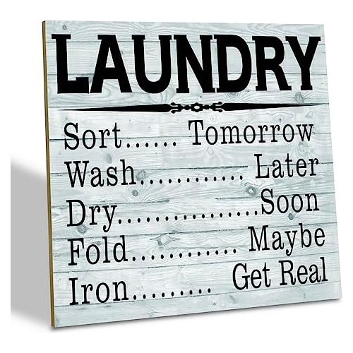 Letrero De Lavandería,  Laundry, Sort Tomorrow, Wash L...