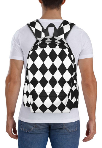 Mochila Escolar Multiusos Con Flores De Diamantes En Blanco