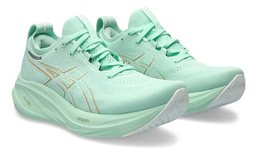 Zapatillas Asics Mujer Gel-nimbus 26 Verde Running