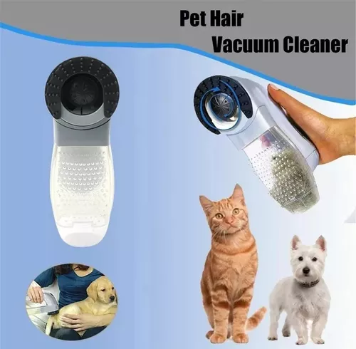 Aspiradora de pelo para perros, aspiradora eléctrica inalámbrica portátil  para limpieza de mascotas, aspirador absorbente de pelo, masajeador para  perros y gatos, gris oscuro