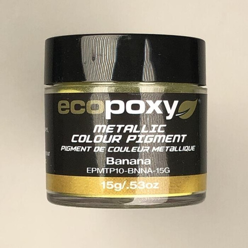 Imagen 1 de 2 de Ecopoxy Pigmento Metalico Banana 15 Gramos