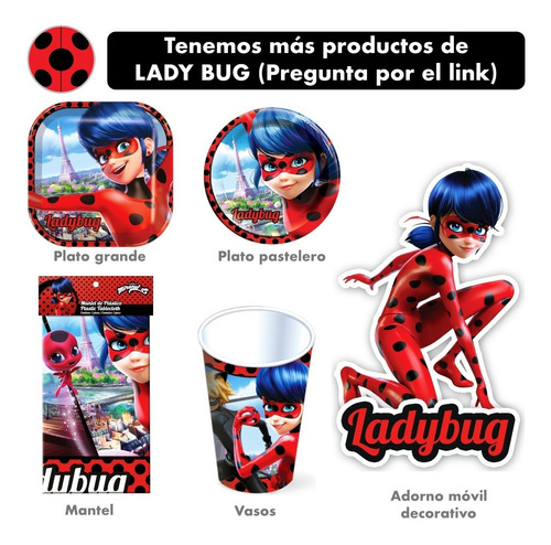 Ladybug Block De Stickers Artículo Fiesta - Lbu0m1