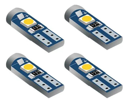 2 Pares De Focos Led Luz Blanca T5 Para Tablero 3030