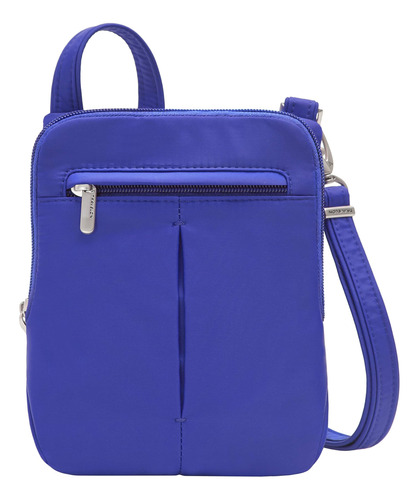 Travelon Anti-theft Classic Light Mini Bolso Bandolera, Azul