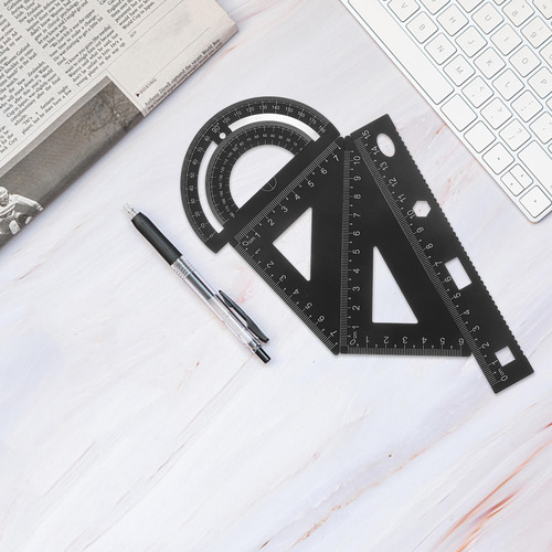 1 Juego De 4 Reglas De Metal Para Bricolaje, Reglas De Metal