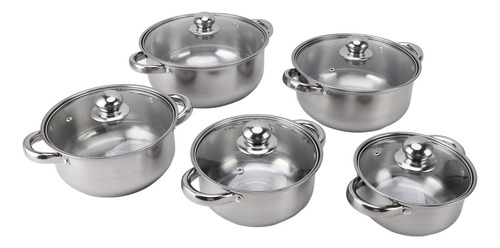 Juego De Utensilios De Cocina De Acero Inoxidable De 5 Capas
