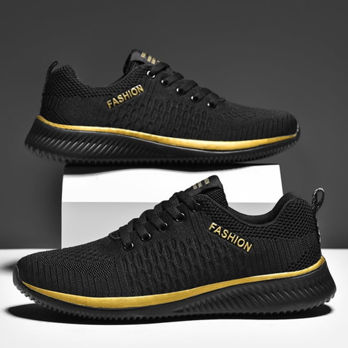 Zapatillas Deportivas De Punto Para Hombre Moda