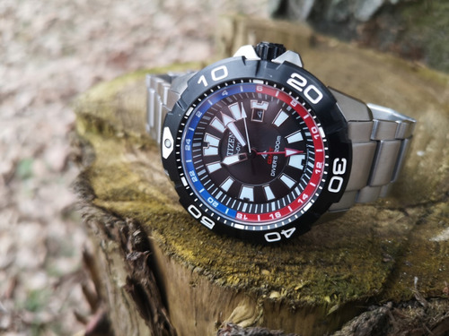 Imagen 5 de 6 de Citizen Promaster Gmt Diver Black Bj7128-59e ...... Dcmstore