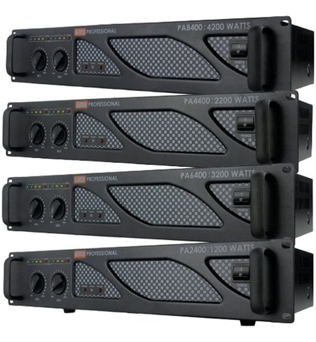 Emb Pro Pa8400 Montaje En Rack Dj Profesional Amplificador D