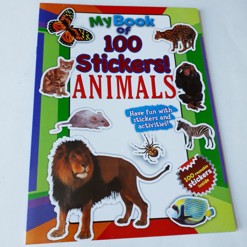 Libro De 100 Stickers: Animales - Flowerpot Press