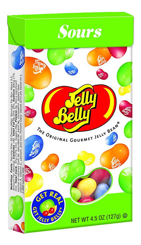 Jelly Belly Sours Jelly Beans, Sabores De Frutas Acidas, Caj