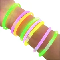 Comprar 50 Pulseras Luminosas Cyalume Neon Luz Batucada Fiesta Glow