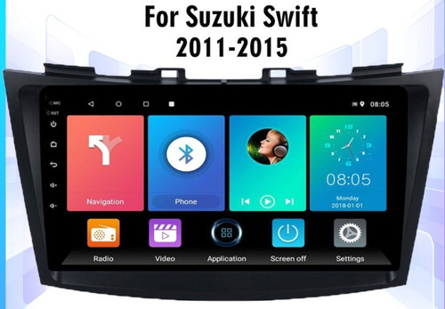 Radio Suzuki Swift 2013-18 2+32g Ips Carplay Adroid Auto