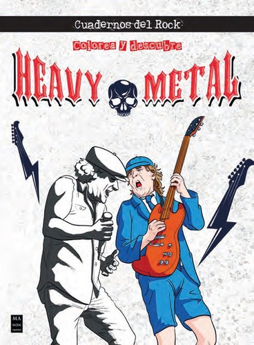 Libro Colorea Y Descubre - Heavy Metal - Aa.vv