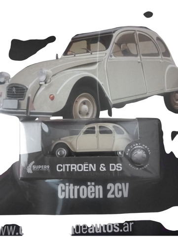 2 Autos De Colección Escala 1:60 Fiat 600 Y Citroen 2 Cv
