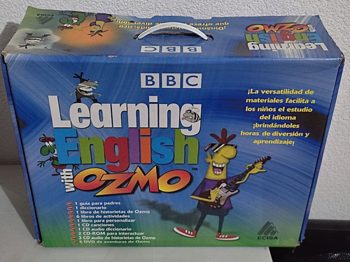 Curso De Inglés Con Ozmo, Para Niños, Interactivo Con Dvd's 