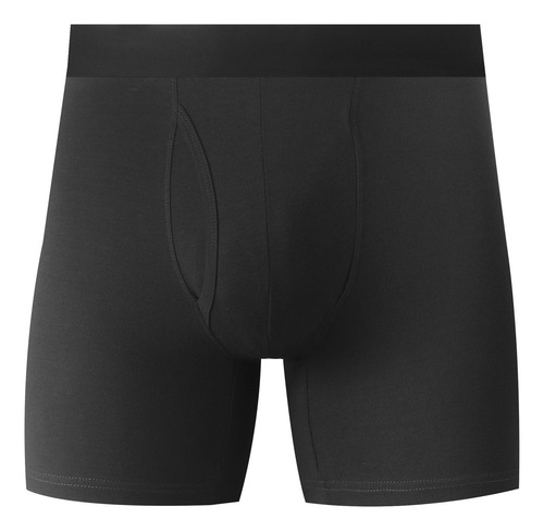 Bóxers Suaves De Algodón Para Hombre, Color Liso, Abiertos
