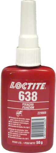 Fijador Partes Loctite 638 Poleas Alta Resistencia 50 Gr